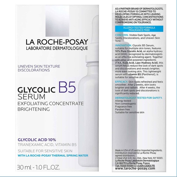 NWT La Roche-Posay Glycolic Acid B5 dark spot correcting serum 30 ml NIB - Picture 7 of 9